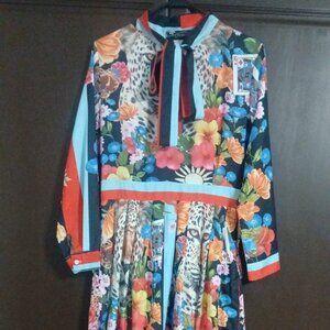 Colorful Lion long dress